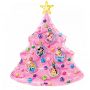 Μπαλόνι Φοιλ Σχήμα Χριστουγεννιάτικο Δέντρο Disney Princess / 84 εκ