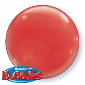 Bubble Solid Colour Red