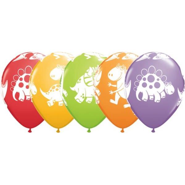 Μπαλόνια Λατεξ  11" Cute & Cuddly Dinosaurs /25 τεμ
