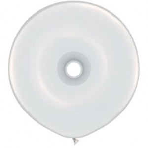 Μπαλόνια Donut 16" Λευκό /25 τεμ