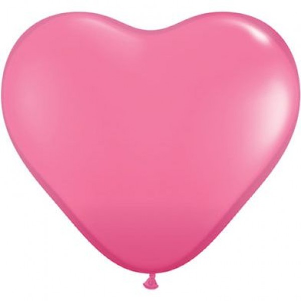 Μπαλόνια Λάτεξ Καρδιά 11" Ροζ /100 τεμ 28εκ 
