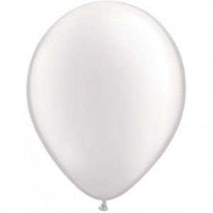 Μπαλόνια Λάτεξ 11" Λεύκο Περλέ /100 τεμ