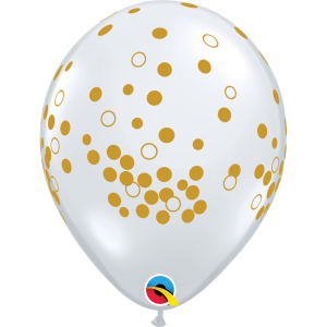 Μπαλόνια Λάτεξ 11" Confetti Dots / 25 τεμ.