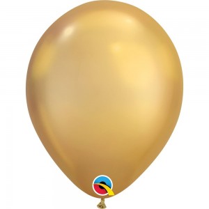 Μπαλόνια Λάτεξ 11" Χρυσό Chrome /25 τεμ