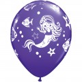 Μπαλόνι Λατεξ 11" Merry Mermaid & Friends /25 τεμ