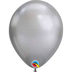 Μπαλόνια Λάτεξ 7" Ασημί Chrome /100 τεμ