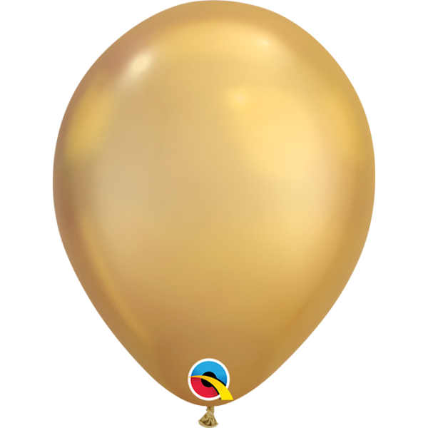 Μπαλόνια Λάτεξ 7" Χρυσό Chrome /100 τεμ