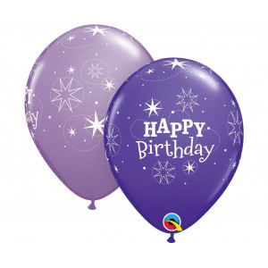Μπαλόνια Λάτεξ 11" Birthday Sparkle /25 τεμ