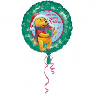 Μπαλόνι Φοιλ 18" Winnie The Pooh Christmas / 46 εκ