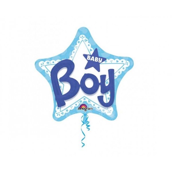 Μπαλόνι Φοιλ Άστρο 32" Baby Boy 3D