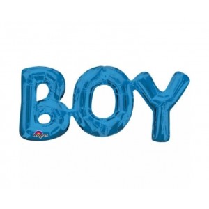 Μπαλόνι Φοιλ Γράμματα Boy Μπλε