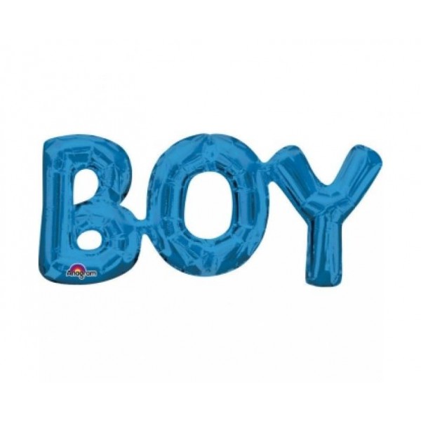 Μπαλόνι Φοιλ Γράμματα Boy Μπλε