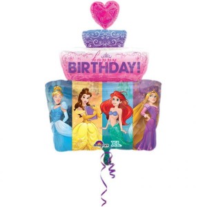 Μπαλόνι Φοιλ Σχήμα Multi Princesses Cake