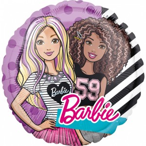 Μπαλόνι Φοιλ 18" Στρογγυλό Barbie & Friends 43εκ.