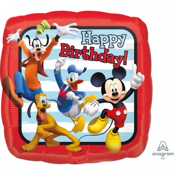 Μπαλόνι Φοιλ 18" Mickey Roadster Racers Happy Birthday 43εκ.