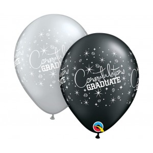 Μπαλόνια Λάτεξ 11" Congratulations Graduate /25 τεμ