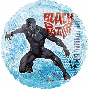 Μπαλόνι Φοιλ 17" Στρογγυλό Black Panther 43 εκ