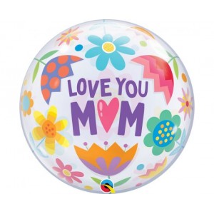 Bubble Μονό 22" Love You Mom 56 εκ