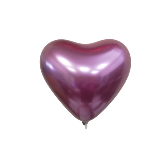 Μπαλόνια Λάτεξ Καρδια 12" Satin Lux Flamingo /100 τεμ