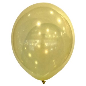 Μπαλόνια Λάτεξ 11" Crystal Droplets Κίτρινο / 100 τεμ