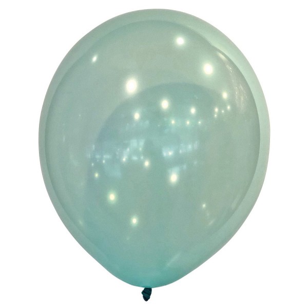 Μπαλόνια Λάτεξ 11" Crystal Droplets Πράσινο / 100 τεμ