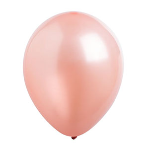 Μπαλόνια Λάτεξ 5" Ροζ Χρυσό Pearl Everts / 100 τεμ