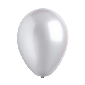 Μπαλόνια Λάτεξ 5" Ασημί Pearl Everts / 100 τεμ