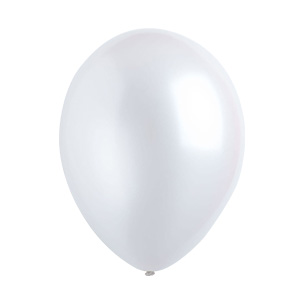 Μπαλόνια Λάτεξ 5" Λευκό Pearl Everts / 100 τεμ