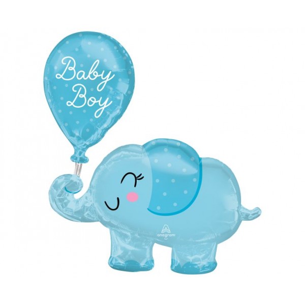 Μπαλόνι Φοιλ Σχήμα Ελέφαντας Baby Boy Elephant / 73 x 78 εκ