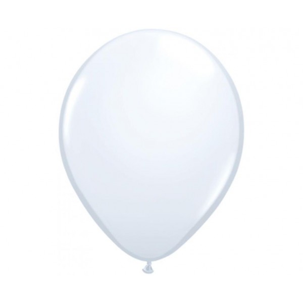 Μπαλόνια Λάτεξ 16" Λευκό Standard /50 τεμ
