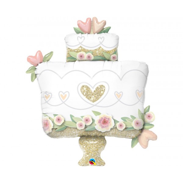 Μπαλόνι Φόιλ Σχήμα 41" Wedding Cake