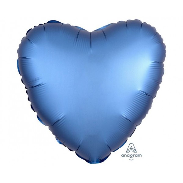 Μπαλόνι Φοιλ 17" Καρδιά Satin Luxe Azure 43 εκ
