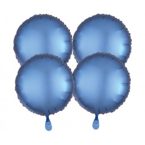 Μπαλόνι Φοιλ 18" Satin Luxe Azure - Μπλε / 4 τεμ