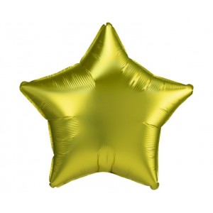Μπαλόνι Φοιλ Αστέρι 18" Satin Luxe Lemon / 46 εκ - Μεταλλικό Κίτρινο