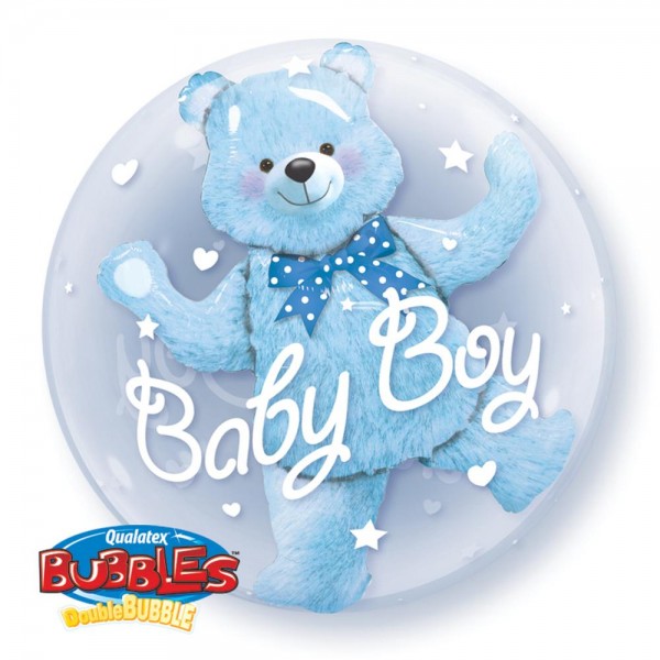 Bubble Διπλό 24'' Baby Blue Bear
