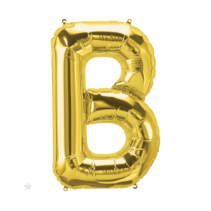 Μπαλόνι Φοιλ Γράμμα "B" Χρυσό 34"/ 86εκ
