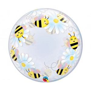 Deco Bubble 24" Sweet Bees & Daisies