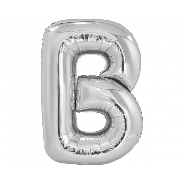 Μπαλόνι Φοιλ Γράμμα "B" Ασημί