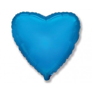 Μπαλόνι Φοιλ 18" Καρδιά - Μπλε / 46 εκ