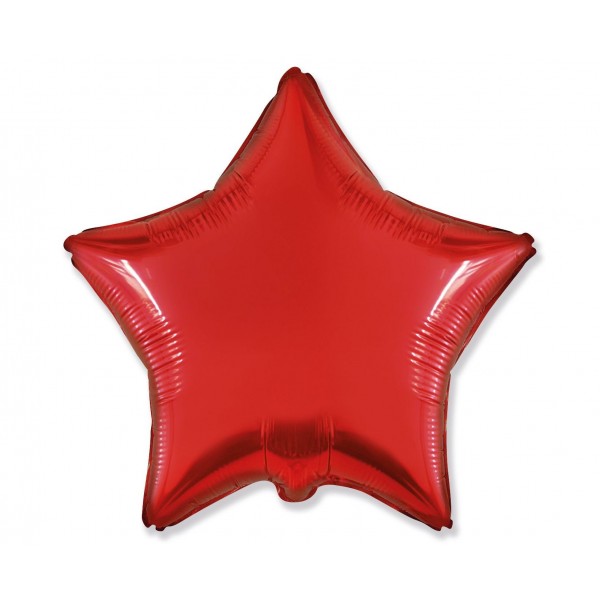 Μπαλόνι Φοιλ 18" Αστέρι - Κόκκινο / 46 εκ