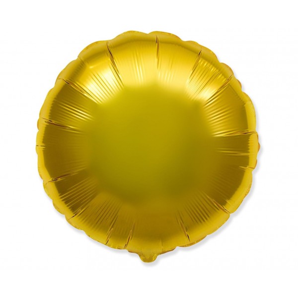 Μπαλόνι Φοιλ 18" Στρογγυλό - Χρυσό / 46 εκ ασυσκεύαστο