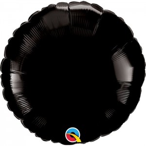 Μπαλόνι Φοιλ Στρογγυλό 18" Μαύρο / 46 εκ Onyx Black