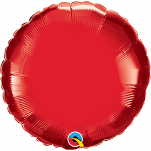 Μπαλόνι Φόιλ Στρογγυλό 18" Κόκκινο / 46 εκ