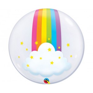 Deco Bubble 24" Ουράνιο Τόξο / 61 εκ