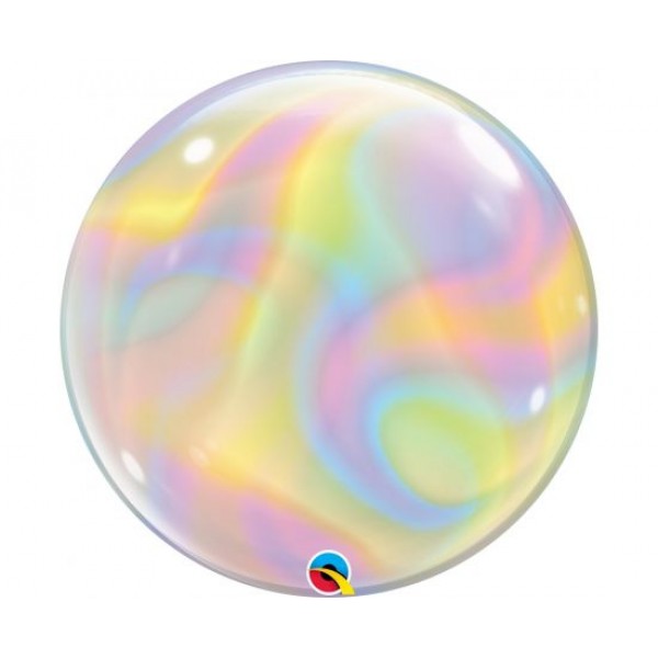 Bubble Μονό 22" Iridescent Swirls / 56 εκ