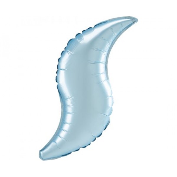Μπαλόνι Φοιλ Σχήμα Pastel Blue Satin Curve / 71 εκ