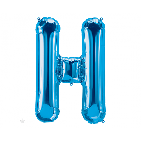 Μπαλόνι Φοιλ Γράμμα "H" Μπλε 34"/ 86εκ