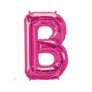 Μπαλόνι Φοιλ Γράμμα "B" Φούξια 34"/ 86εκ