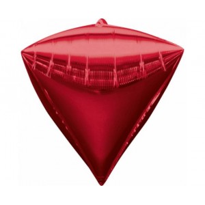 Φοιλ 17" Διαμάντι Κόκκινο 38εκ Χ 43εκ - Diamondz Red