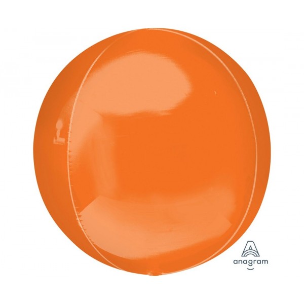 Μπαλόνι Orbz 16" Σφαίρα Πορτοκαλί 38 x 40 εκ